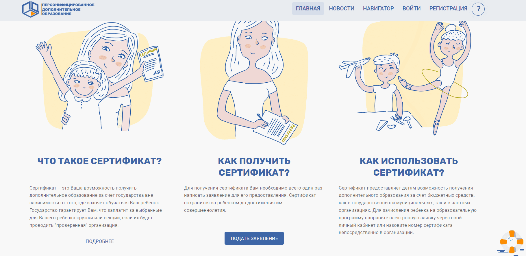 Сертификат ПФДО